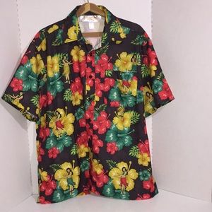 Ace Ventura tropical print shirt